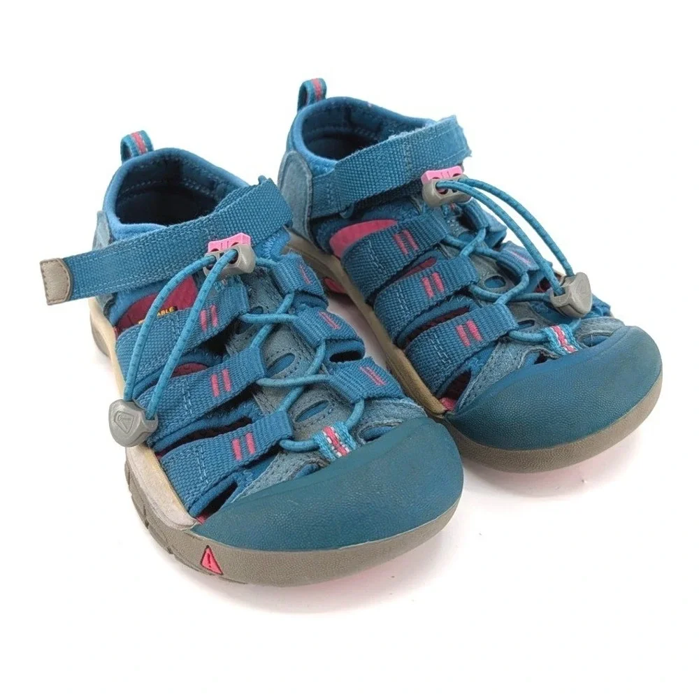 KEEN Seacamp‎ II CNX Blue Pink Youth Water Sandals Size 1